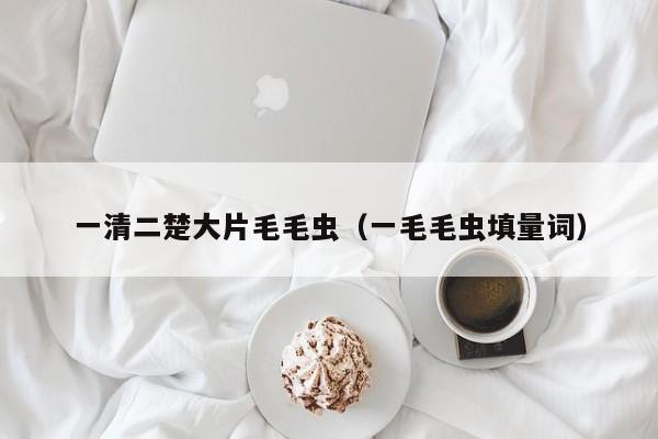 一清二楚大片毛毛虫（一毛毛虫填量词）